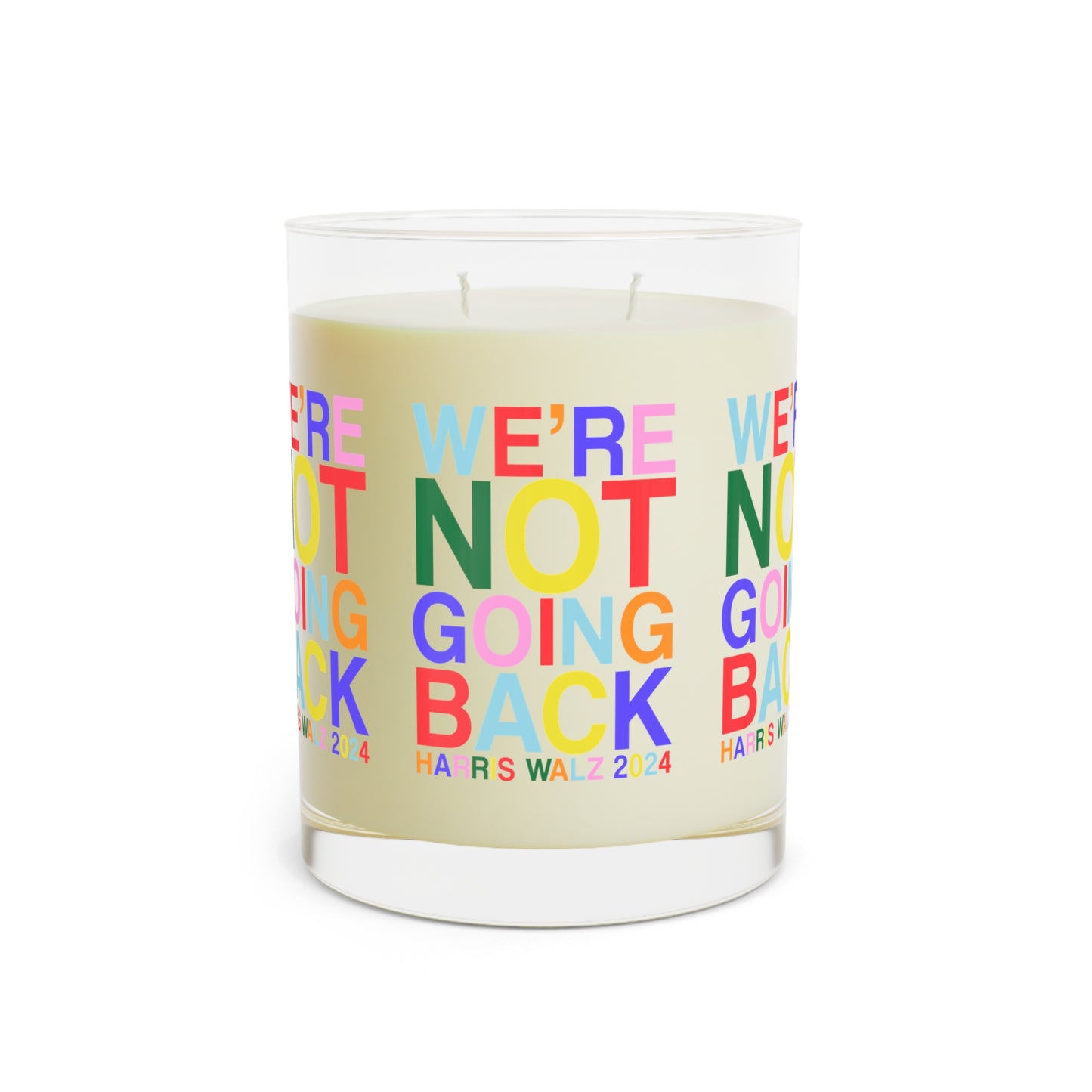 We're Not Going Back | Harris Walz Minted Lavender & Sage Candle - Full Glass, 11oz