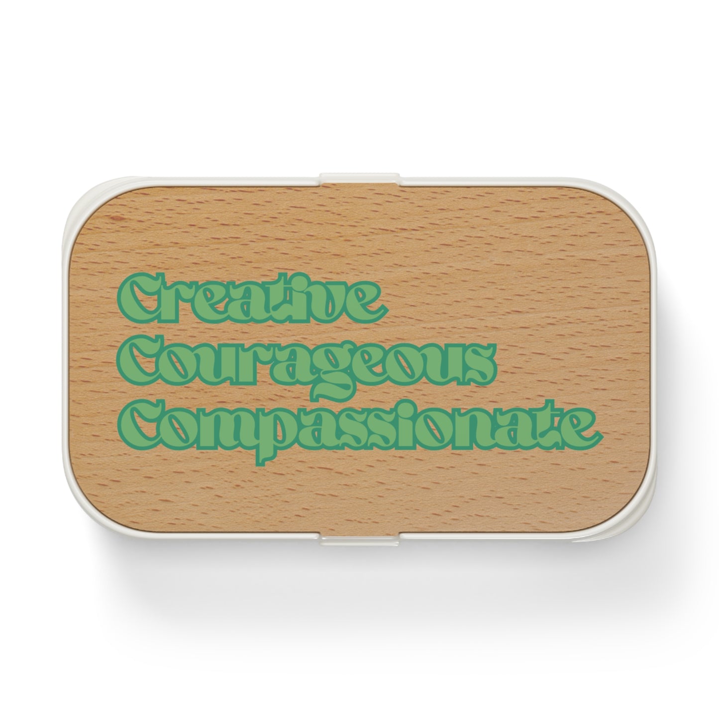 Creative Courageous Compassionate Bento Lunch Box