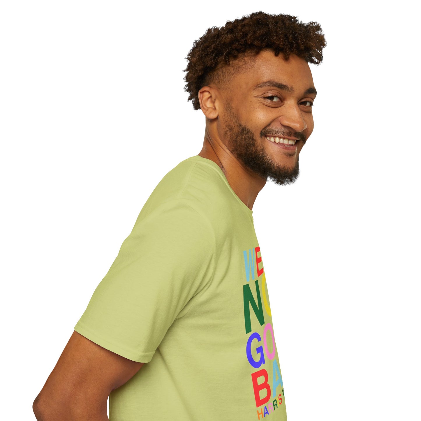 Harris Walz 2024 | We're Not Going Back Unisex Softstyle Tee (6 colors)