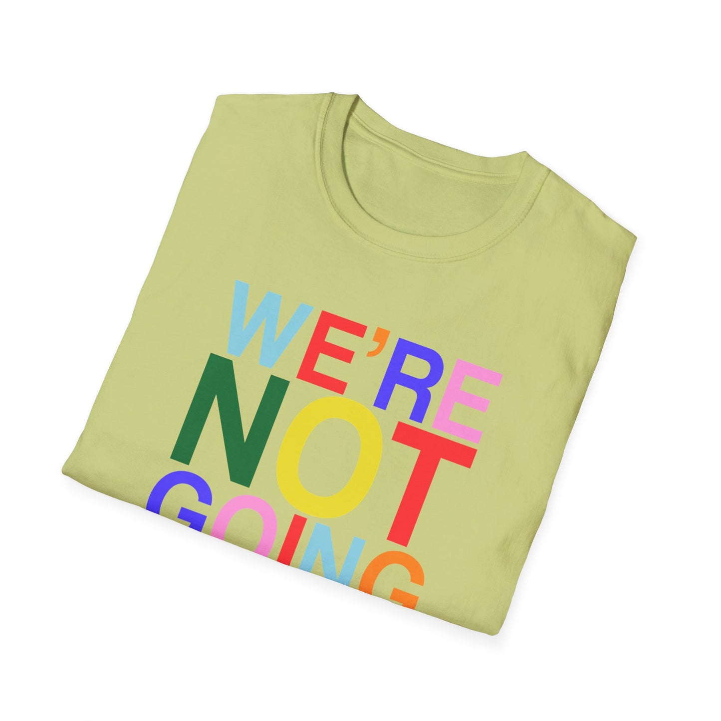 Harris Walz 2024 | We're Not Going Back Unisex Softstyle Tee (6 colors)