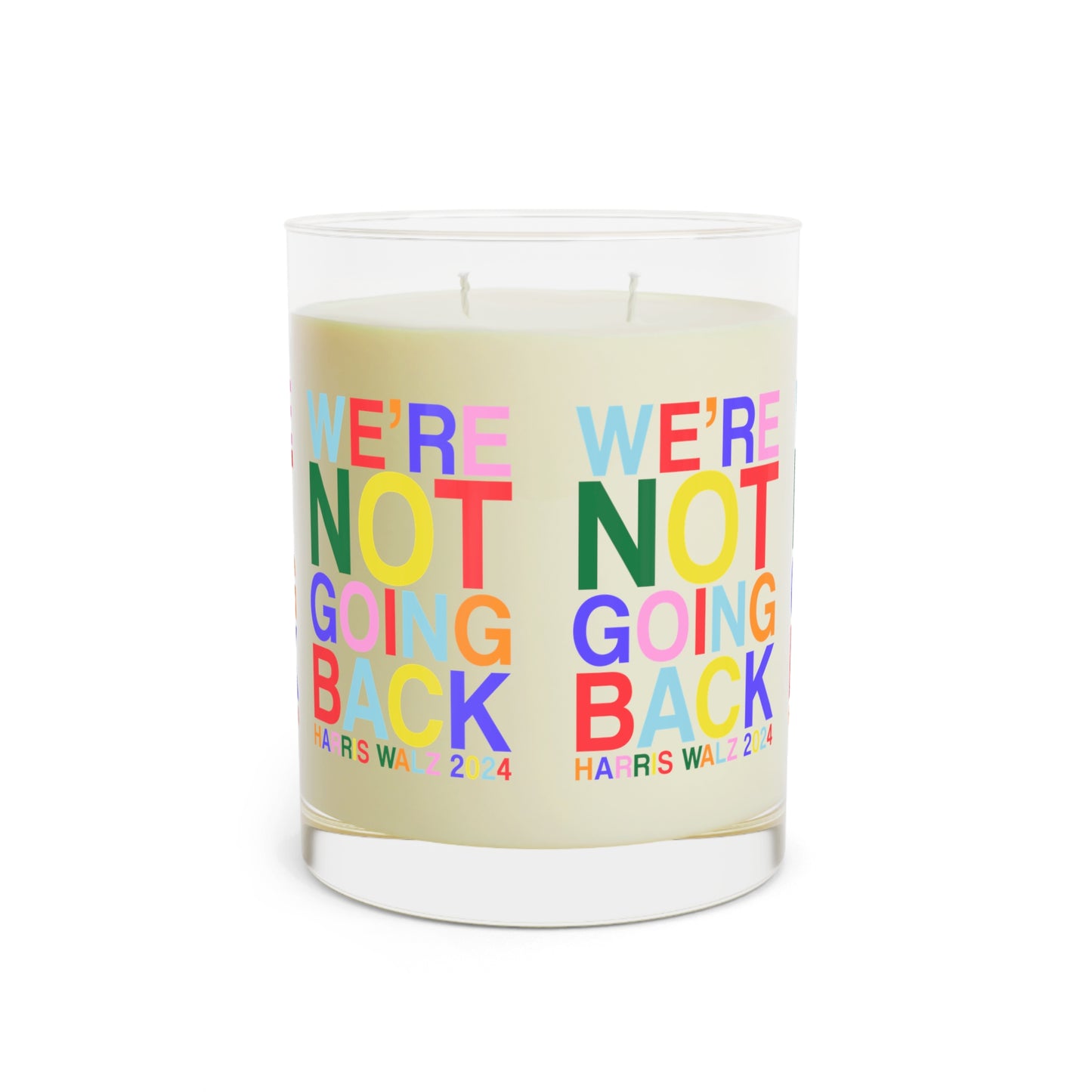 We're Not Going Back | Harris Walz Minted Lavender & Sage Candle - Full Glass, 11oz