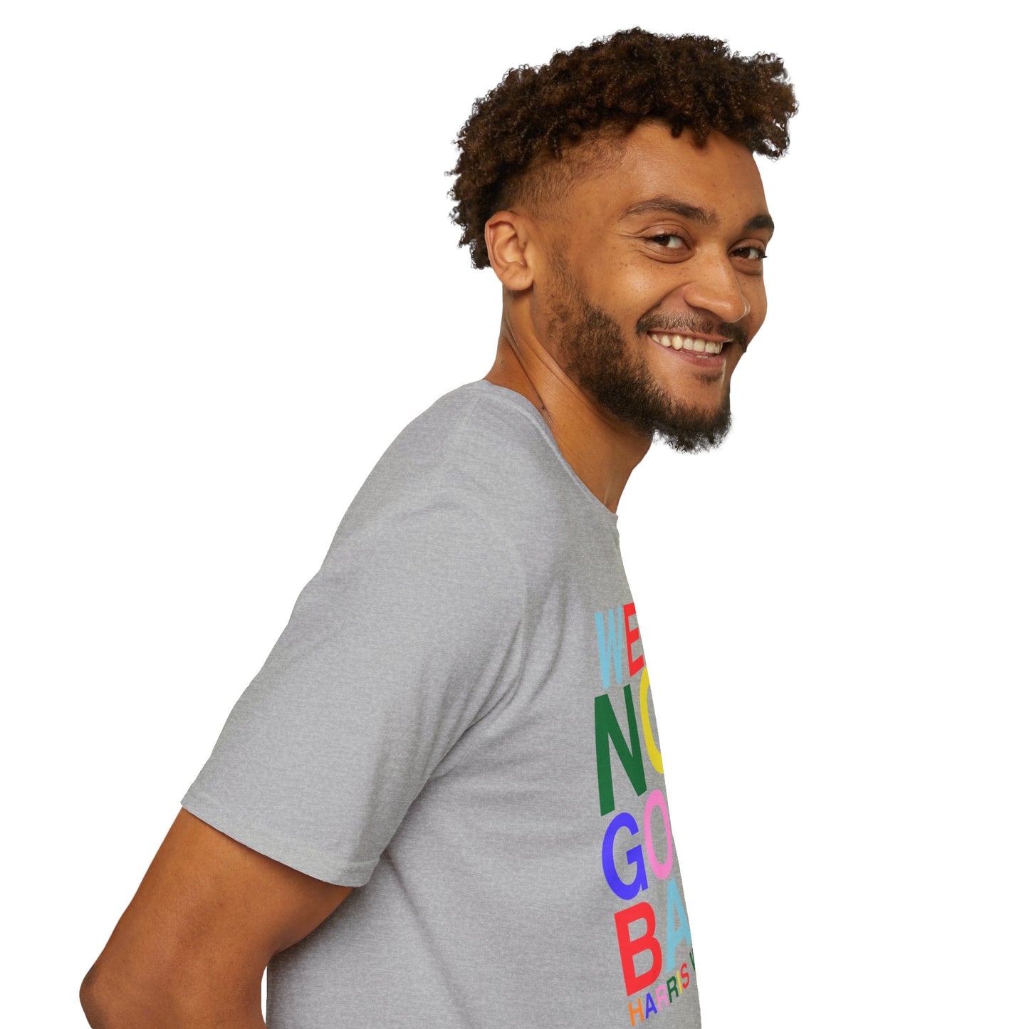 Harris Walz 2024 | We're Not Going Back Unisex Softstyle Tee (6 colors)