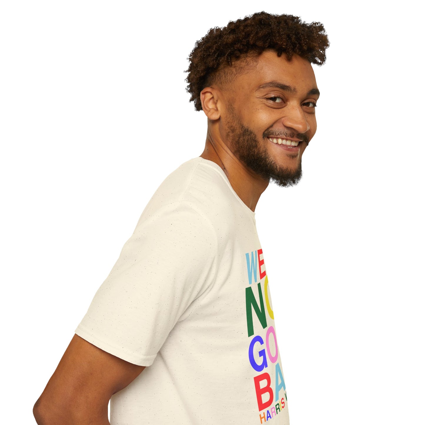 Harris Walz 2024 | We're Not Going Back Unisex Softstyle Tee (6 colors)