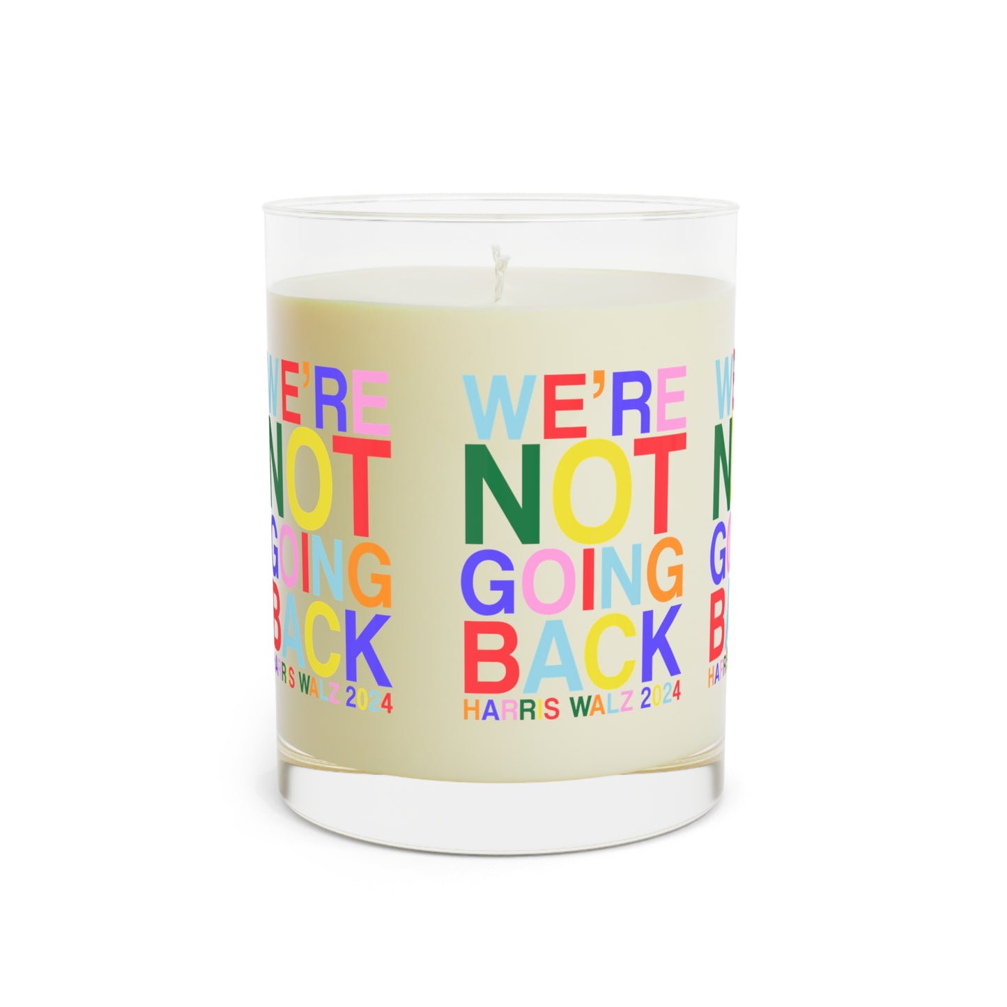 We're Not Going Back | Harris Walz Minted Lavender & Sage Candle - Full Glass, 11oz