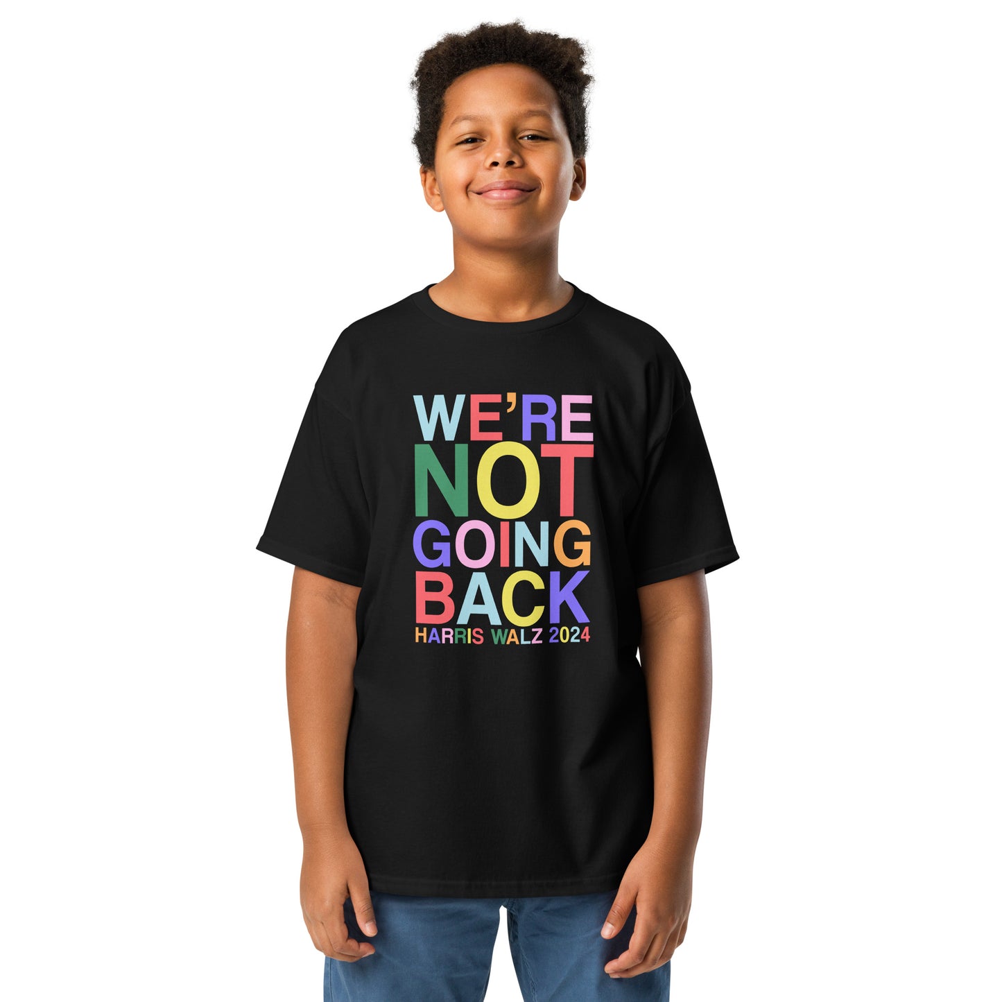 We're Not Going Back | Harris Walz 2024 Youth Classic Tee